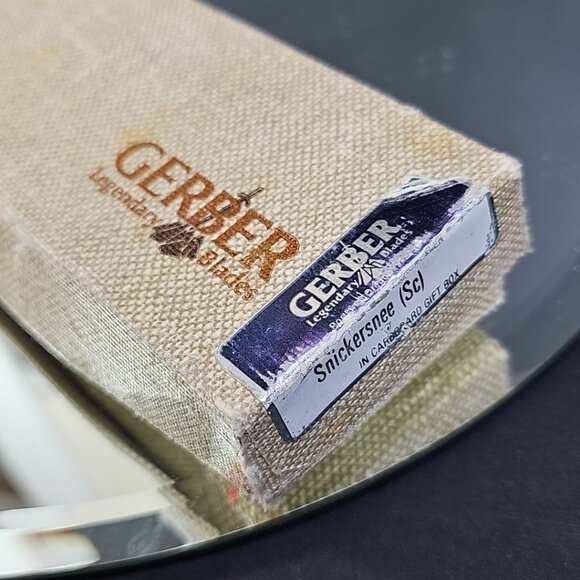 Vintage GERBER LEGENDARY BLADES CARVING SET Snickersnee Knife & Ron Fork USA - Picture 13 of 14